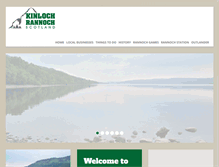 Tablet Screenshot of kinlochrannoch.com